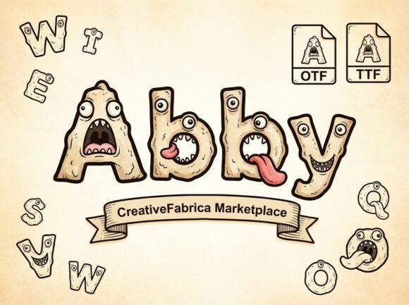 Abby Font: Monster-Meets-Marketing