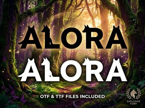 Alora: Bold Display Font for Creative Makers