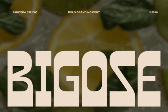 Bigose: A Bold Font for Branding
