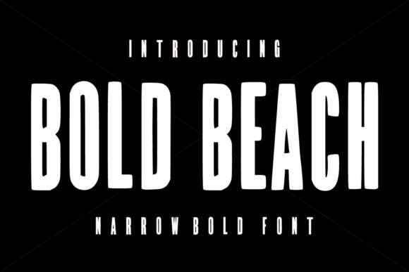 Bold Beach Font for Editorial Design