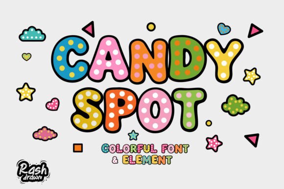 Candy Spot Font for Creative Branding