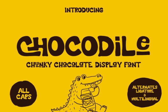Chocodile Font for Web Design