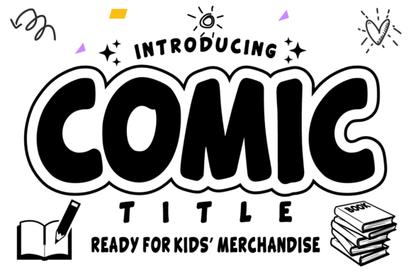 Comic Title Font for Bold Design