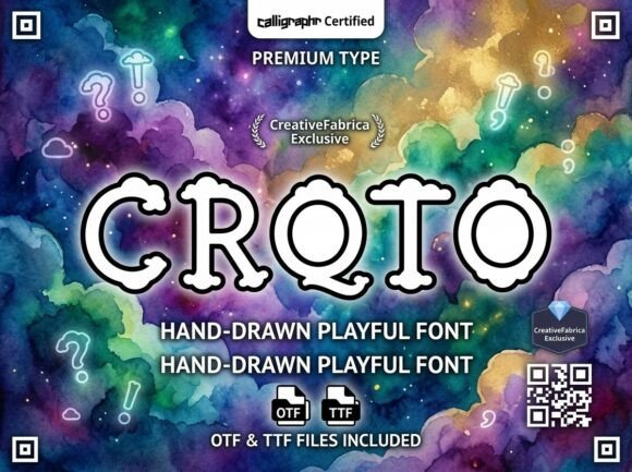 Croto: A Whimsical Display Font