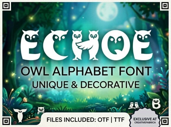 Echoe: A Bold Display Font for Creative Projects