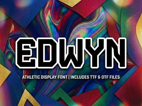 Edwyn Font: Bold Display Type
