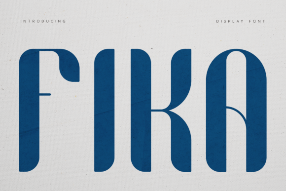 Fika: A Font for Bold Branding