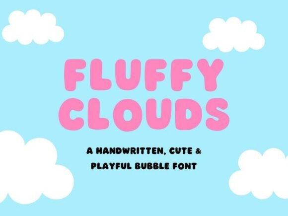 Fluffy Clouds Font for Creative Campaigns