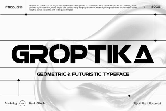 Groptika: A Bold Font for Modern Design