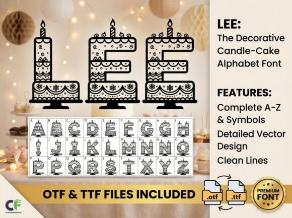 Lee: A Whimsical Display Font