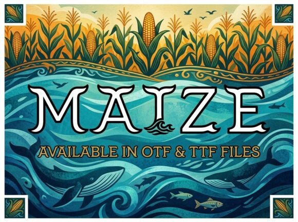 Maize Font: Elegant Display Type for Business
