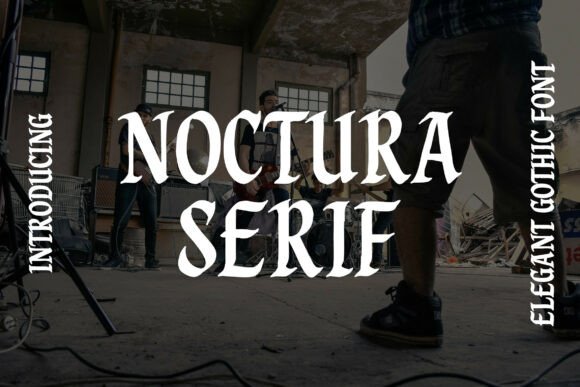 Noctura Gothic: A Dark, Elegant Typeface