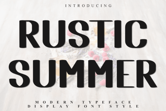 Rustic Summer Font for Creative Projects