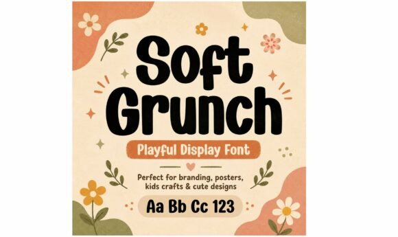 Soft Grunch Font for Creative Makers