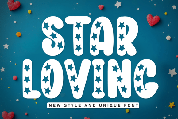 Star Loving Font for Web Design