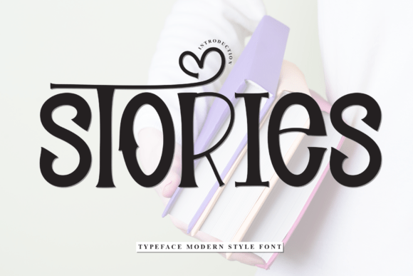 Stories Font: Handwritten Display Type