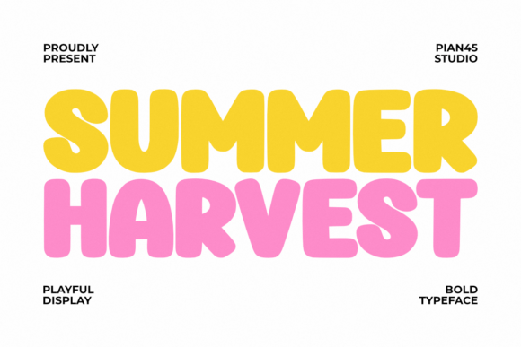 Summer Harvest Font