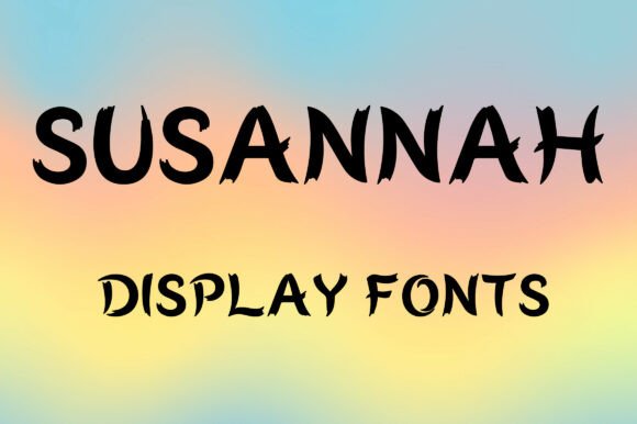Susannah Font for Bold Web Design