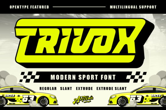 Trivox: A Bold Display Font