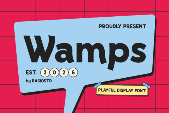 Wamps Font: Bold and Playful